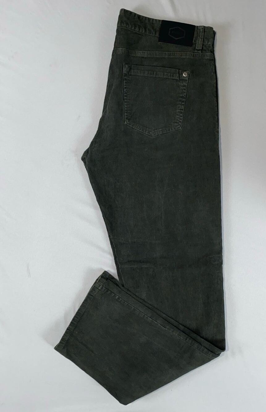 RVCA Daggers Fit 5-Pocket Corduroy Jeans, Pants. Dark Green, Men's 36X33. GUC!